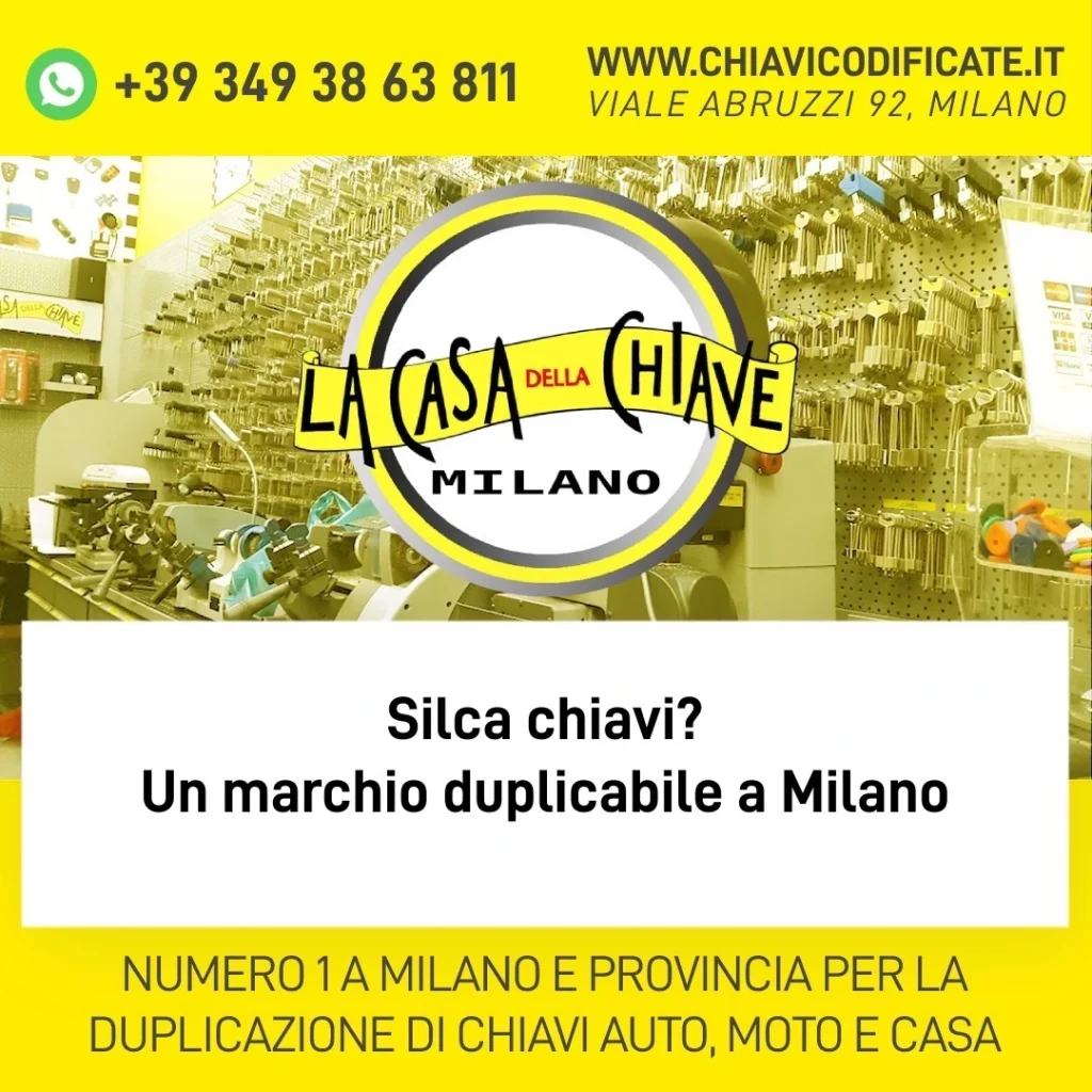 Silca chiavi? Un marchio duplicabile a Milano