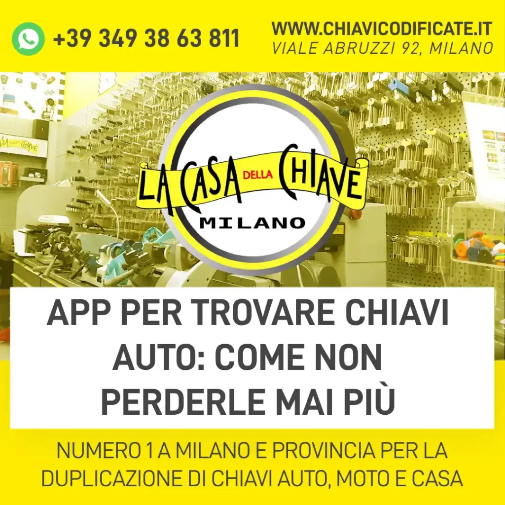 App per trovare chiavi auto: come non perderle mai più