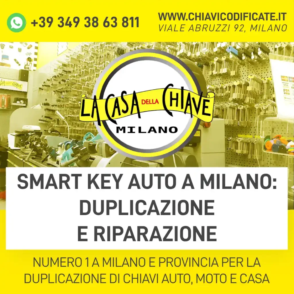 Smart Key Auto a Milano: Duplicazione e Riparazione