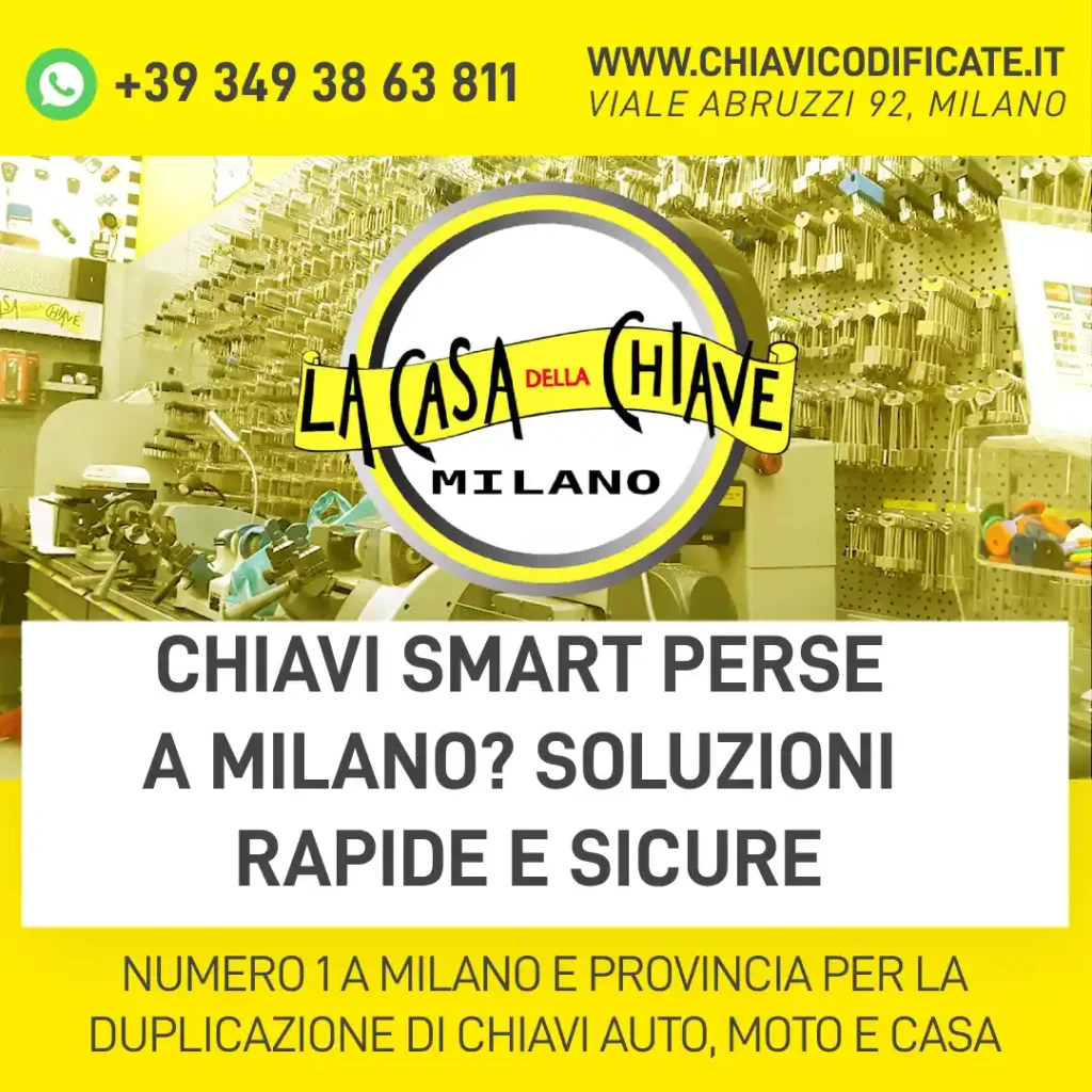 Chiavi Smart perse a Milano? Soluzioni rapide e sicure