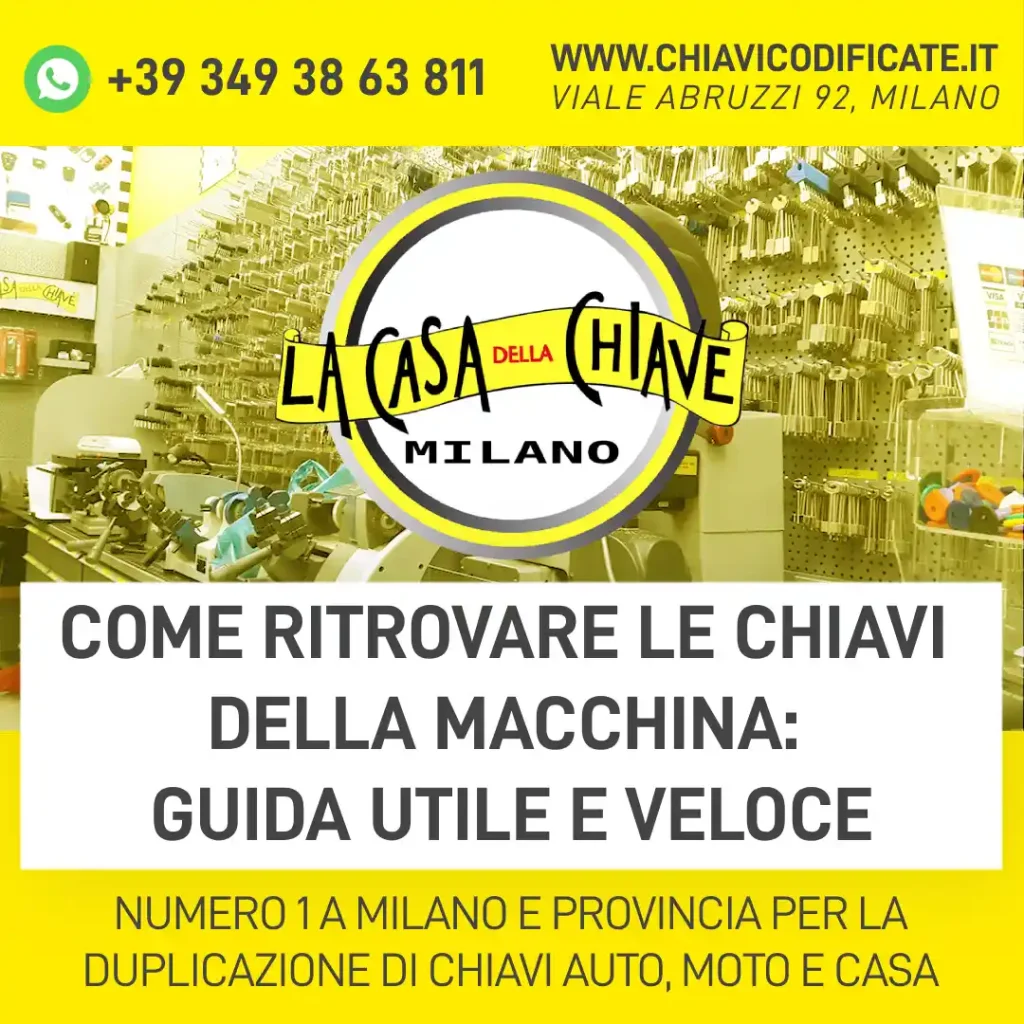 Come ritrovare le chiavi della macchina: guida utile e veloce