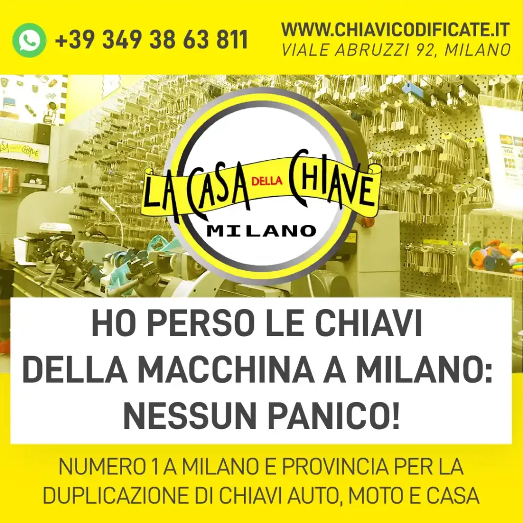 Ho Perso le Chiavi della Macchina a Milano: Nessun Panico!