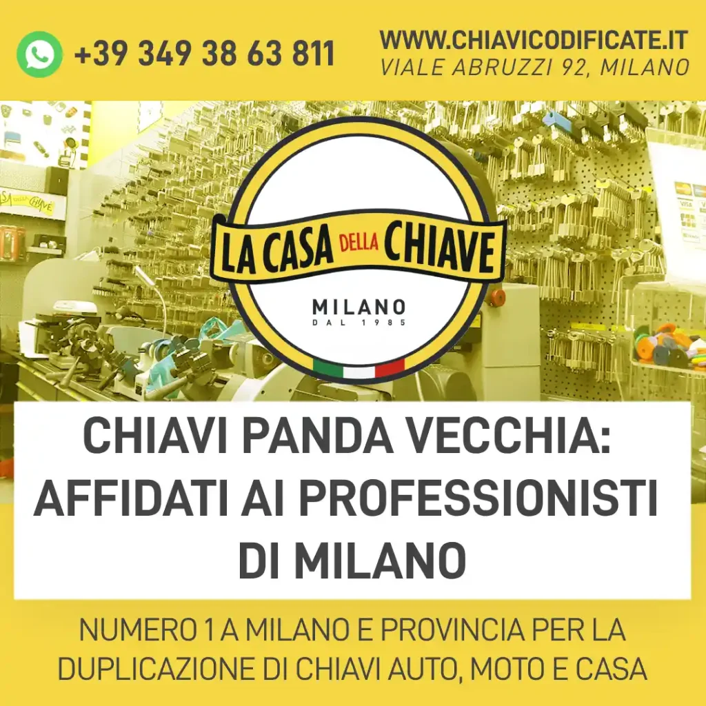 Chiavi Panda Vecchia: Affidati ai Professionisti di Milano