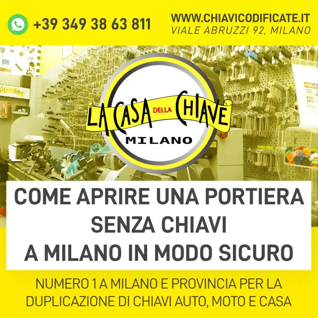 Come aprire una portiera senza chiavi a Milano in modo sicuro