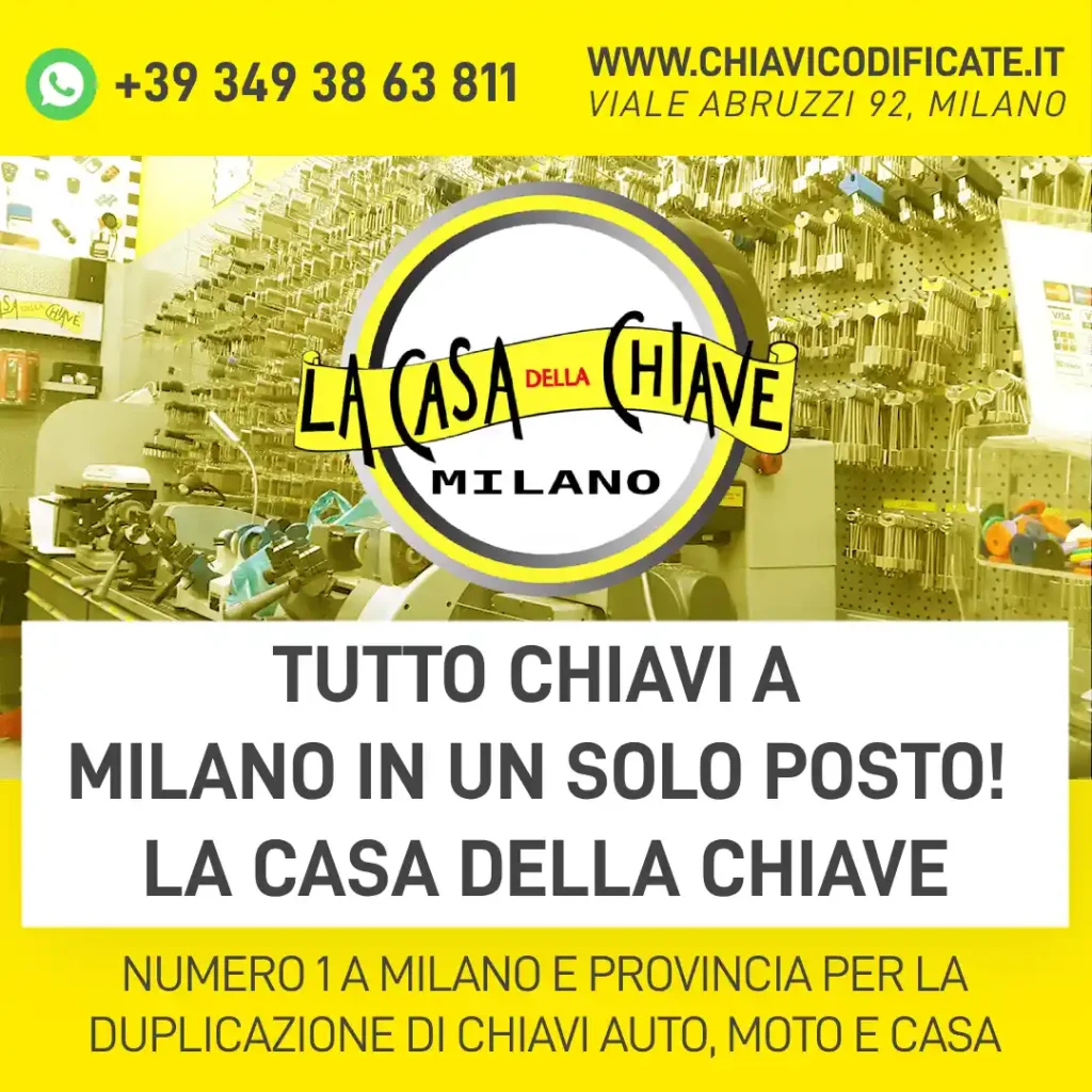 Tutto chiavi a Milano in un solo posto! La Casa della Chiave