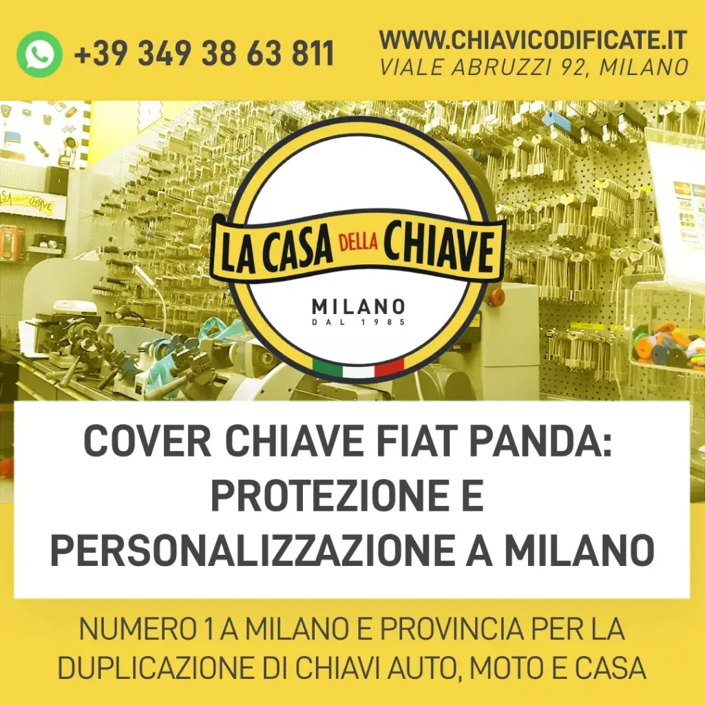 Cover chiave Fiat Panda: protezione e personalizzazione a Milano