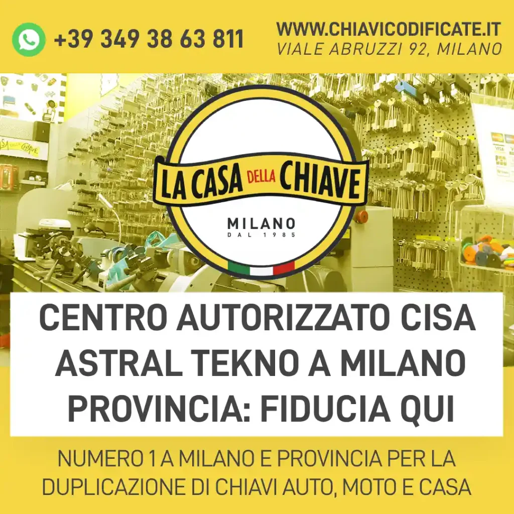 Centro autorizzato Cisa Astral Tekno a Milano Provincia: Fiducia qui