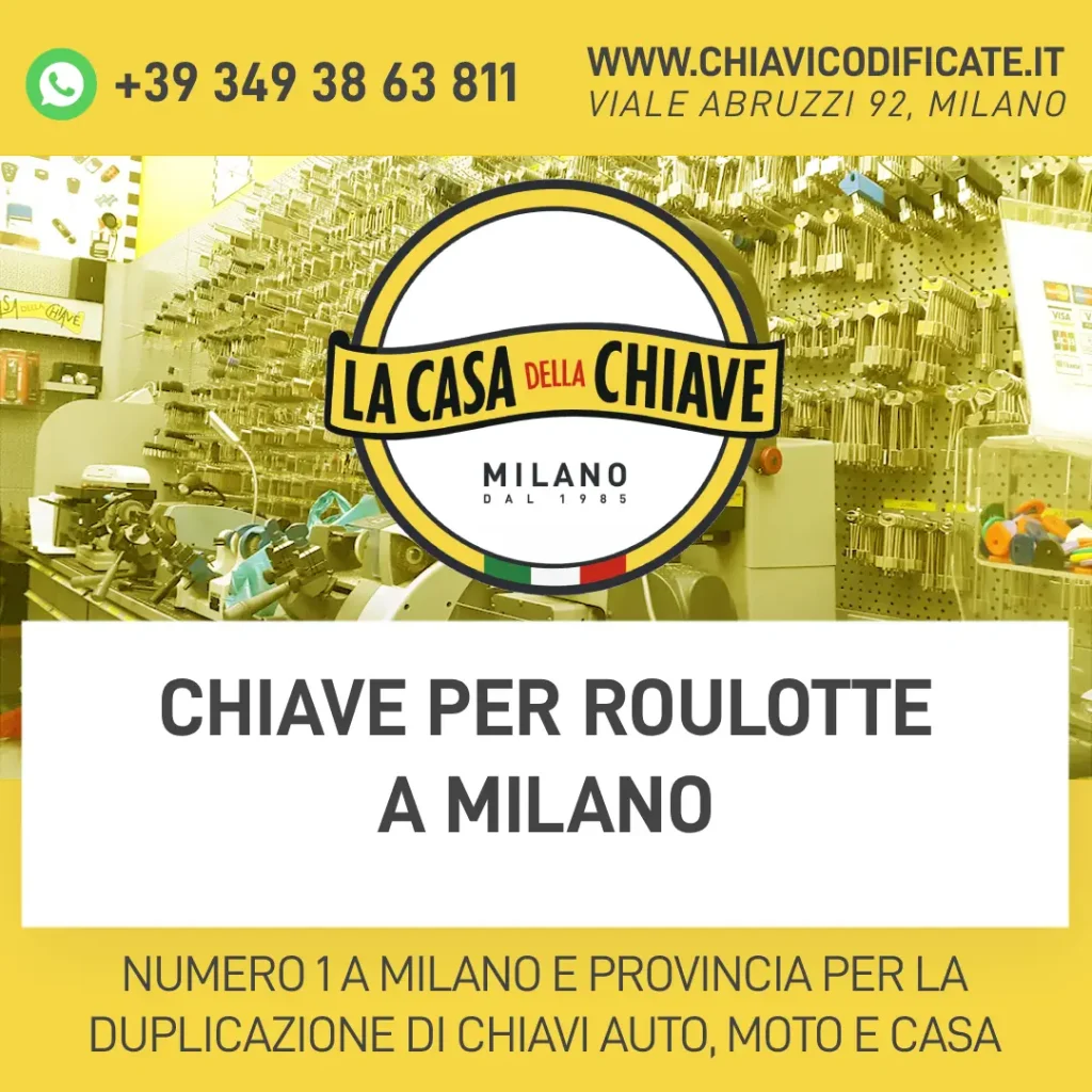 Chiave per Roulotte a Milano