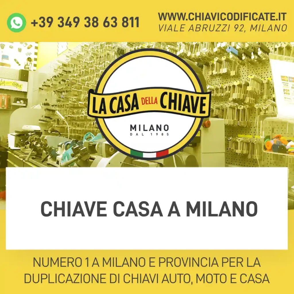 Chiave casa a Milano