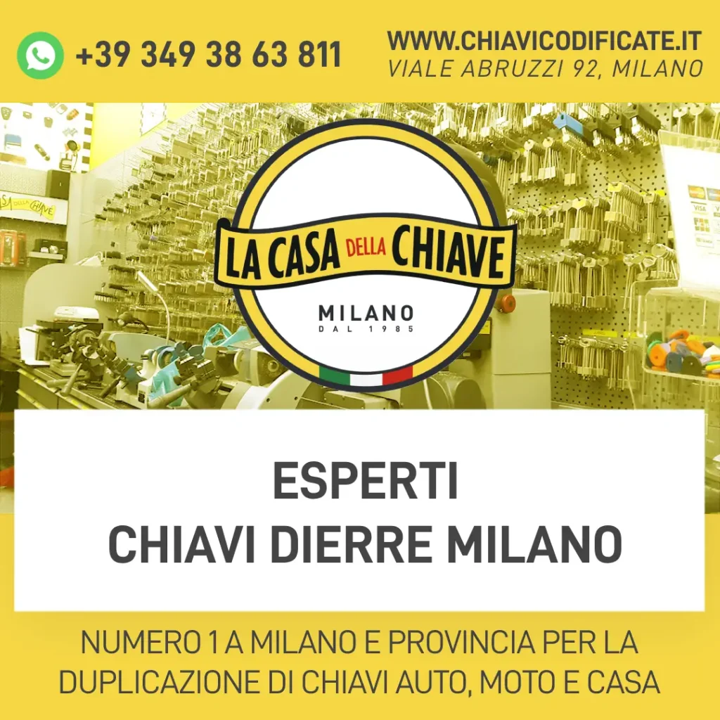 Esperti chiavi Dierre Milano
