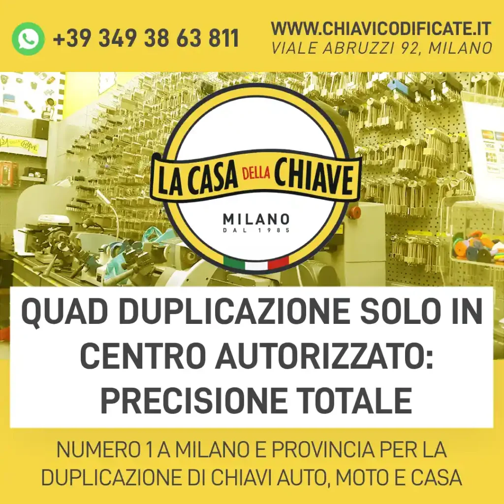 Quad Duplicazione Solo in Centro Autorizzato: Precisione Totale
