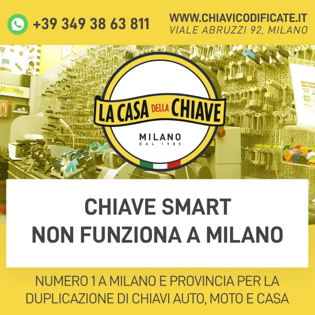 Chiave Smart non funziona a Milano