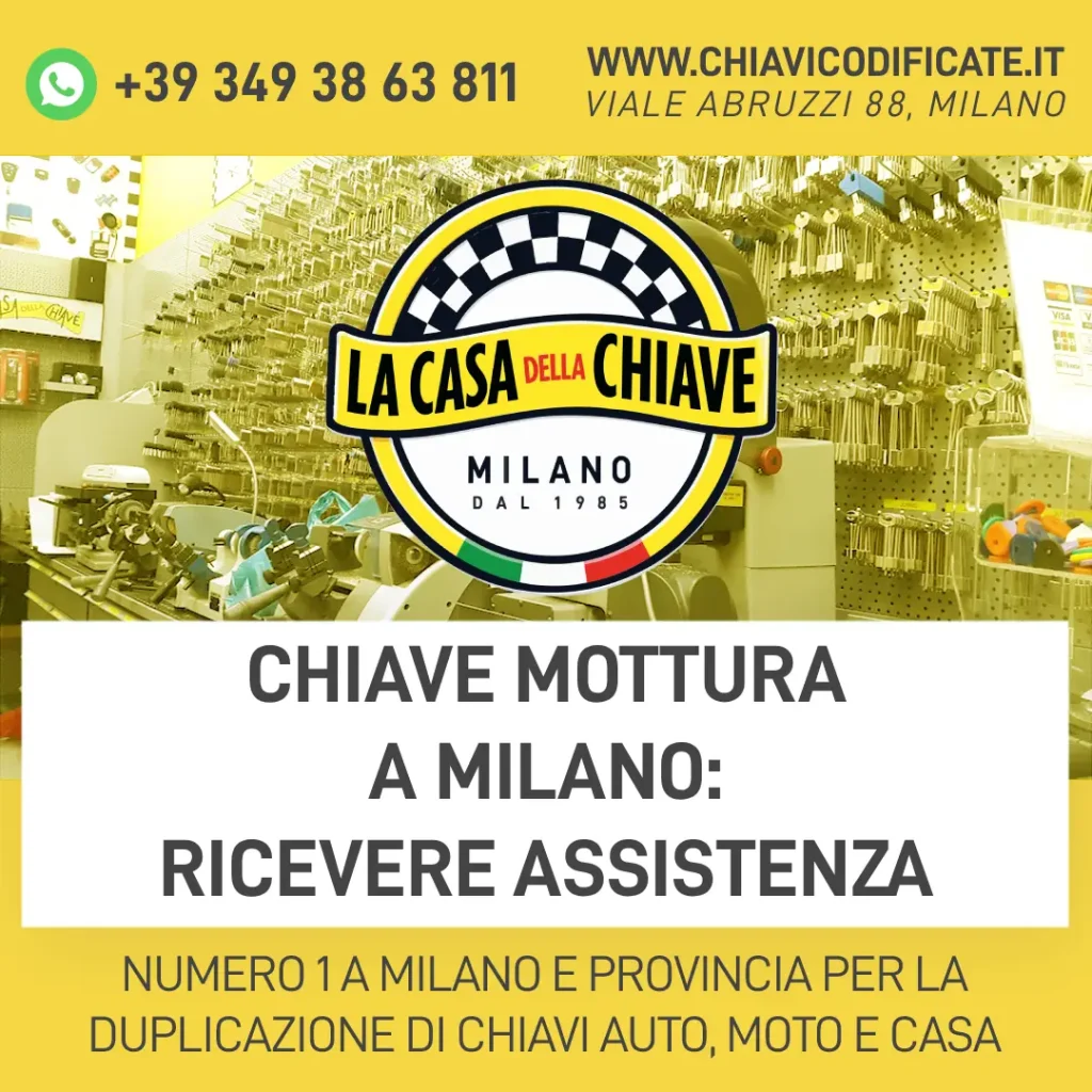Chiave Mottura a Milano: ricevere assistenza